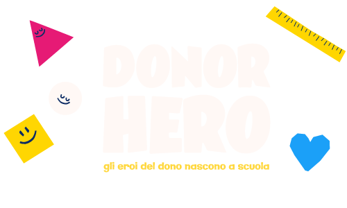 Logo del progetto donor hero